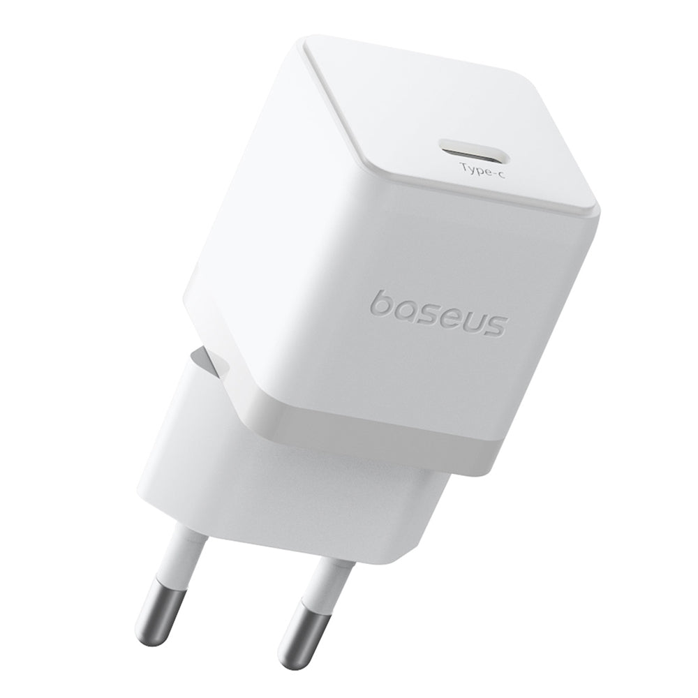 Baseus - Wall Charger Palm (P10111605213-00) - Fast Charger, Type-C, PD 30W, 5V/3A- Moon White