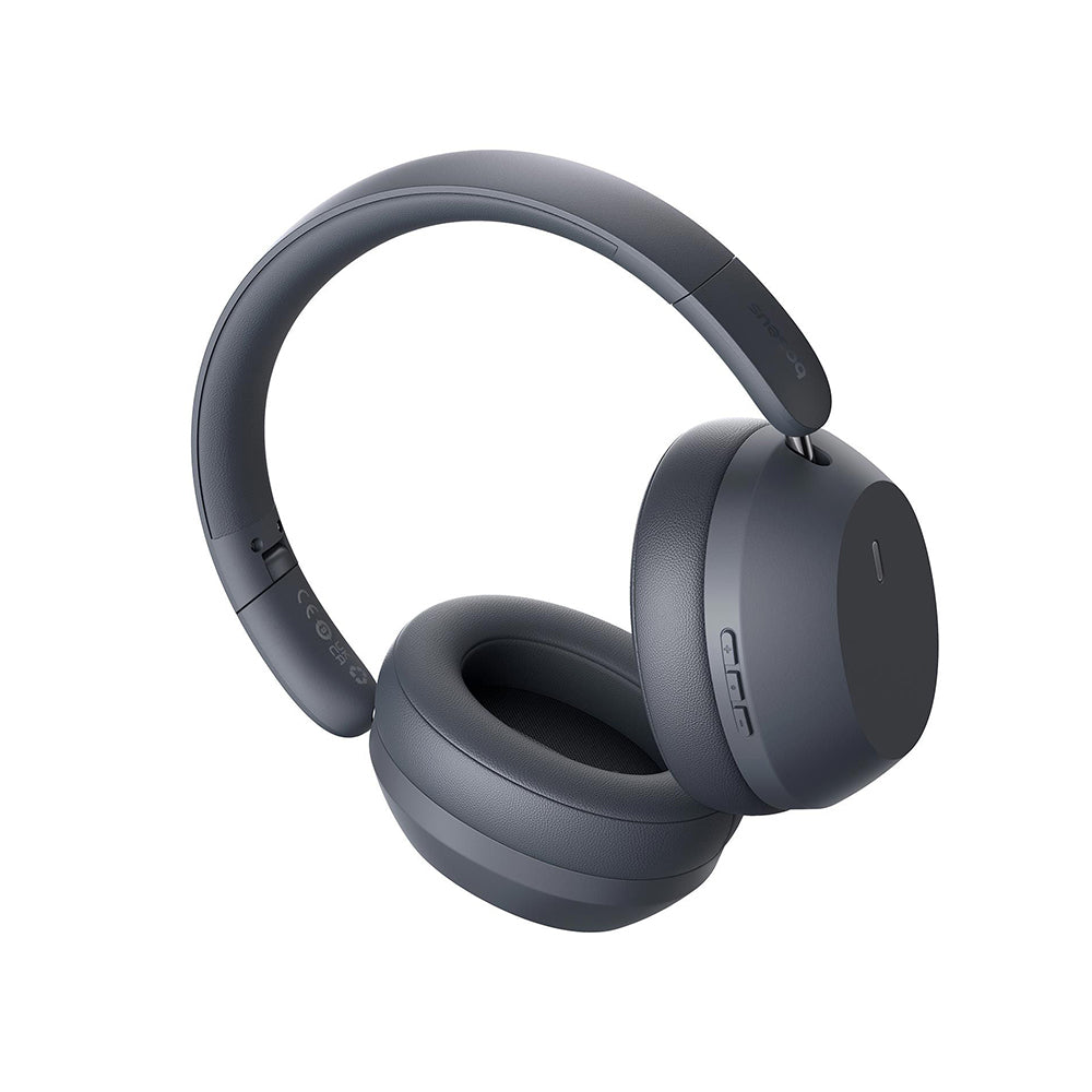 Baseus - Wireless Headphones Bass 35 Max (A00070800821-00) - On-ear, Bluetooth 5.3, Sound Isolation, Foldable - Twilight Grey