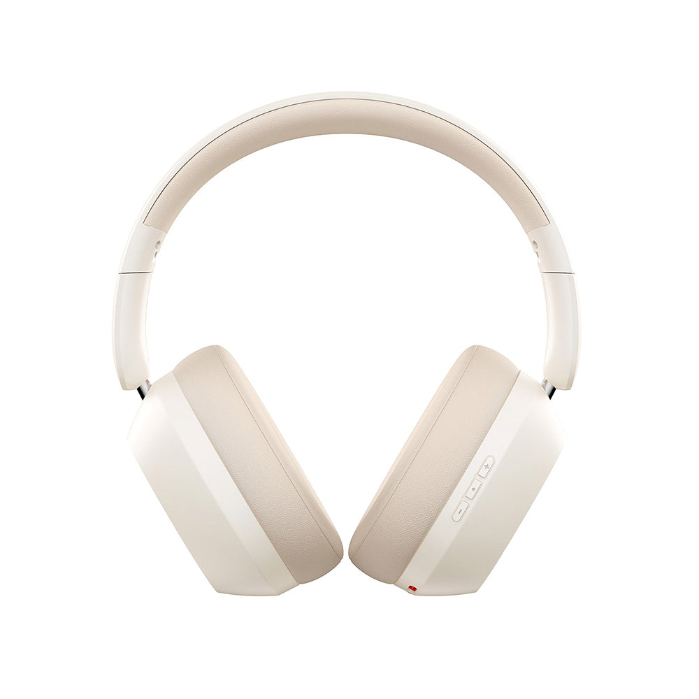 Baseus - Wireless Headphones Bass 35 Max (A00070800221-00) - On-ear, Bluetooth 5.3, Sound Isolation, Foldable - Stellar White