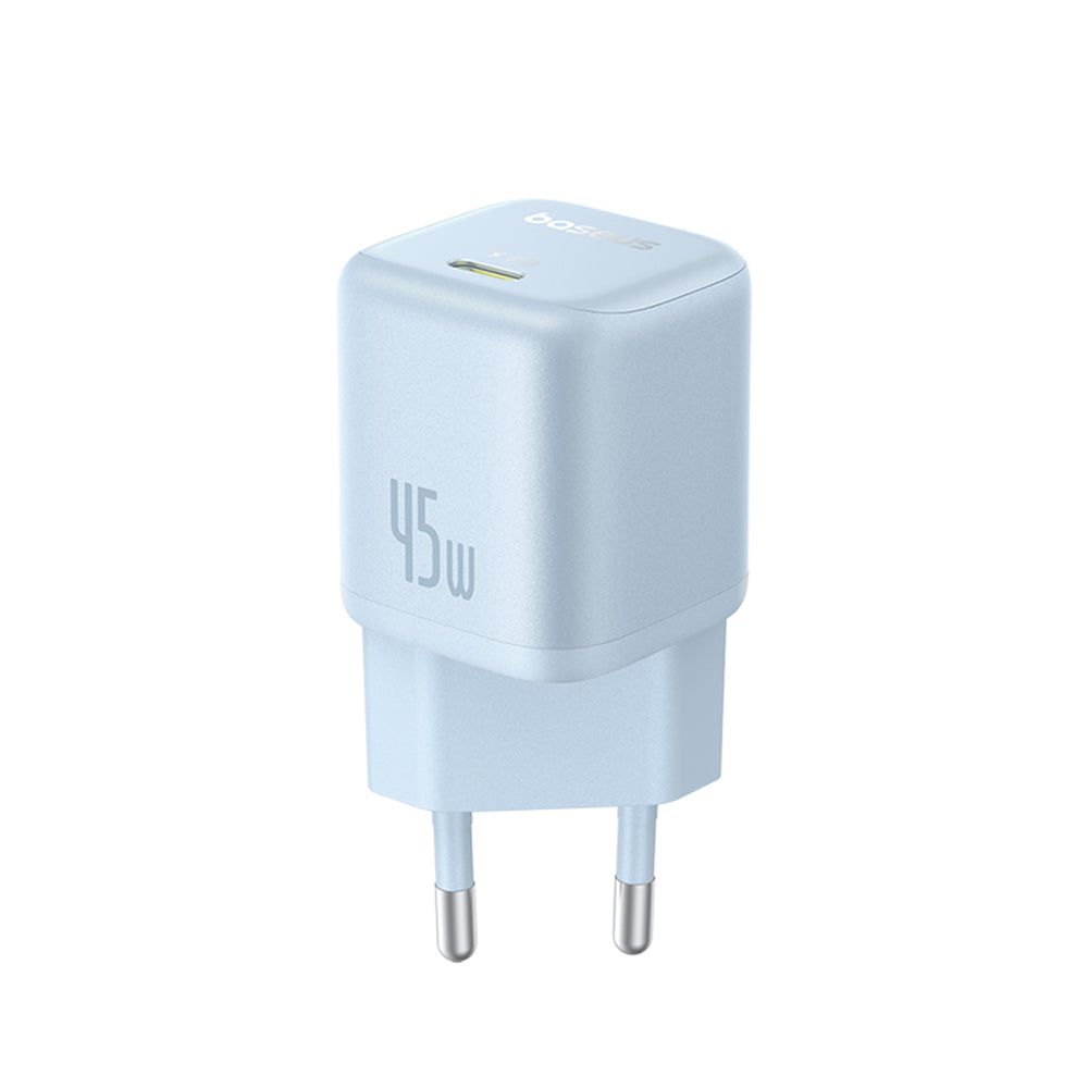 Baseus - Wall Charger PicoGo (P10176800313-00) - GaN, Fast Charging, 45W, USB-C - Galaxy Blue