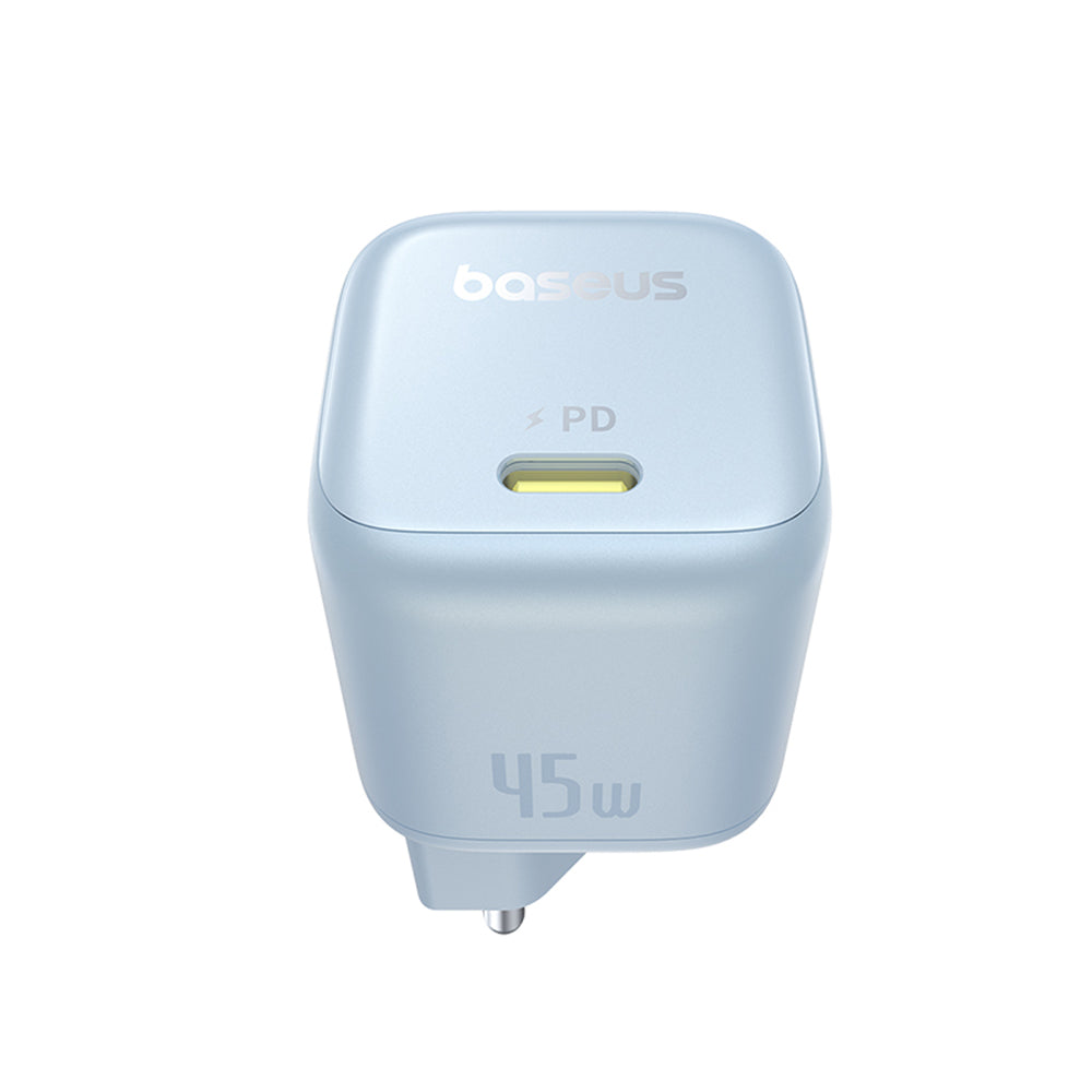 Baseus - Wall Charger PicoGo (P10176800313-00) - GaN, Fast Charging, 45W, USB-C - Galaxy Blue
