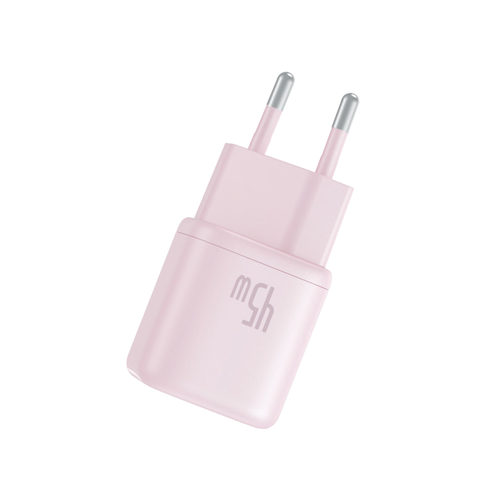 Baseus - Wall Charger PicoGo (P10176800413-00) - GaN, Fast Charging, 45W, USB-C - Baby Pink