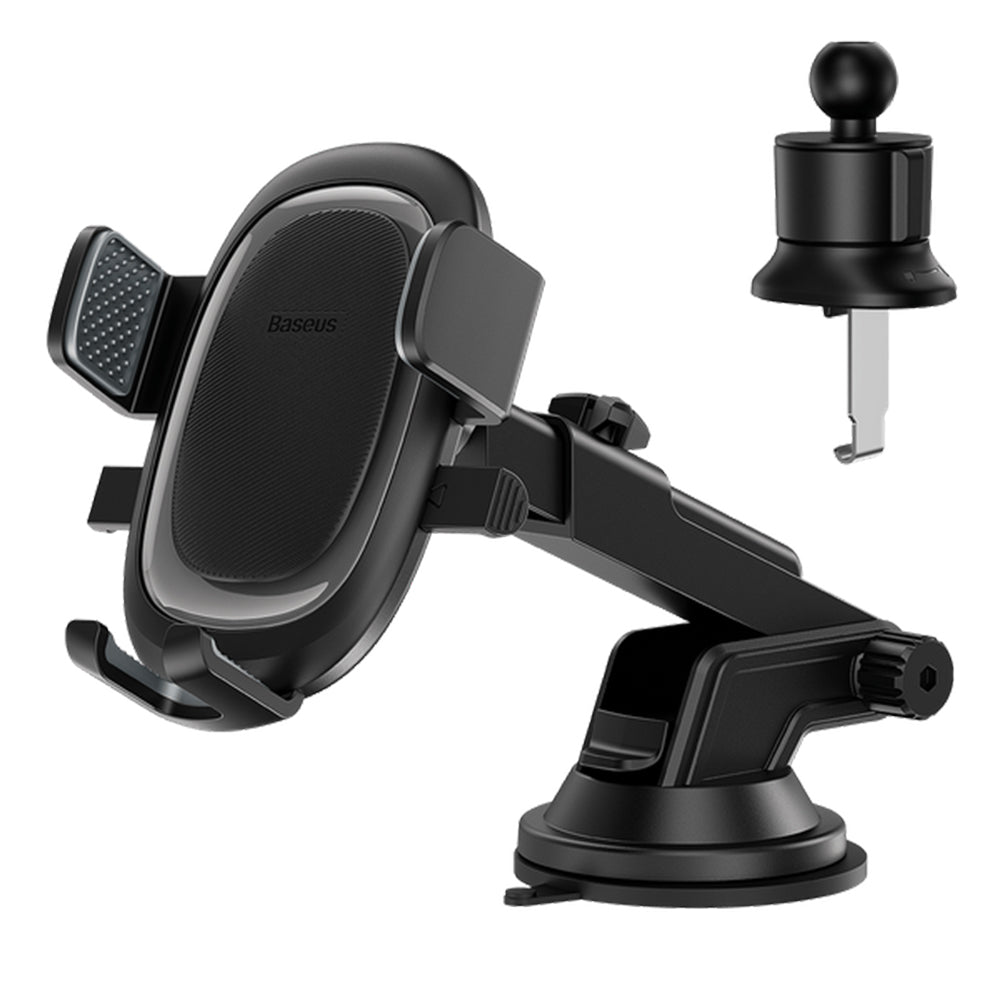 Baseus - Car Holder UltraControl Pro Series (C40351600113-00) - Auto Clamping, for Dashboard/Air Vent - Cluster Black