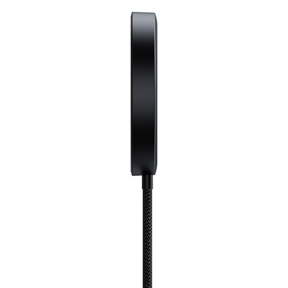Baseus - Magnetic Wireless Charger Simple Mini4 (P10273300121-01) - Universal, with Stand, USB-C, Qi2 15W, 1m - Cosmic Black