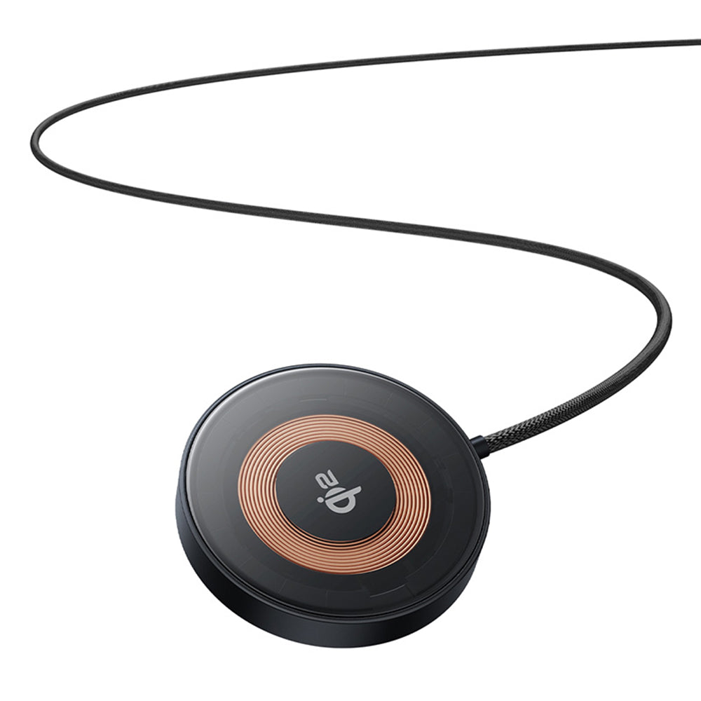 Baseus - Magnetic Wireless Charger Simple Mini4 (P10273300121-01) - Universal, with Stand, USB-C, Qi2 15W, 1m - Cosmic Black