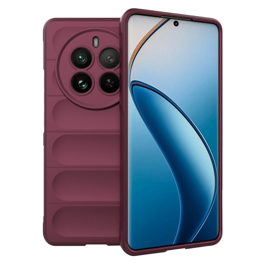 Techsuit - Magic Shield - Realme 12 Pro / 12 Pro+ - Bordeaux
