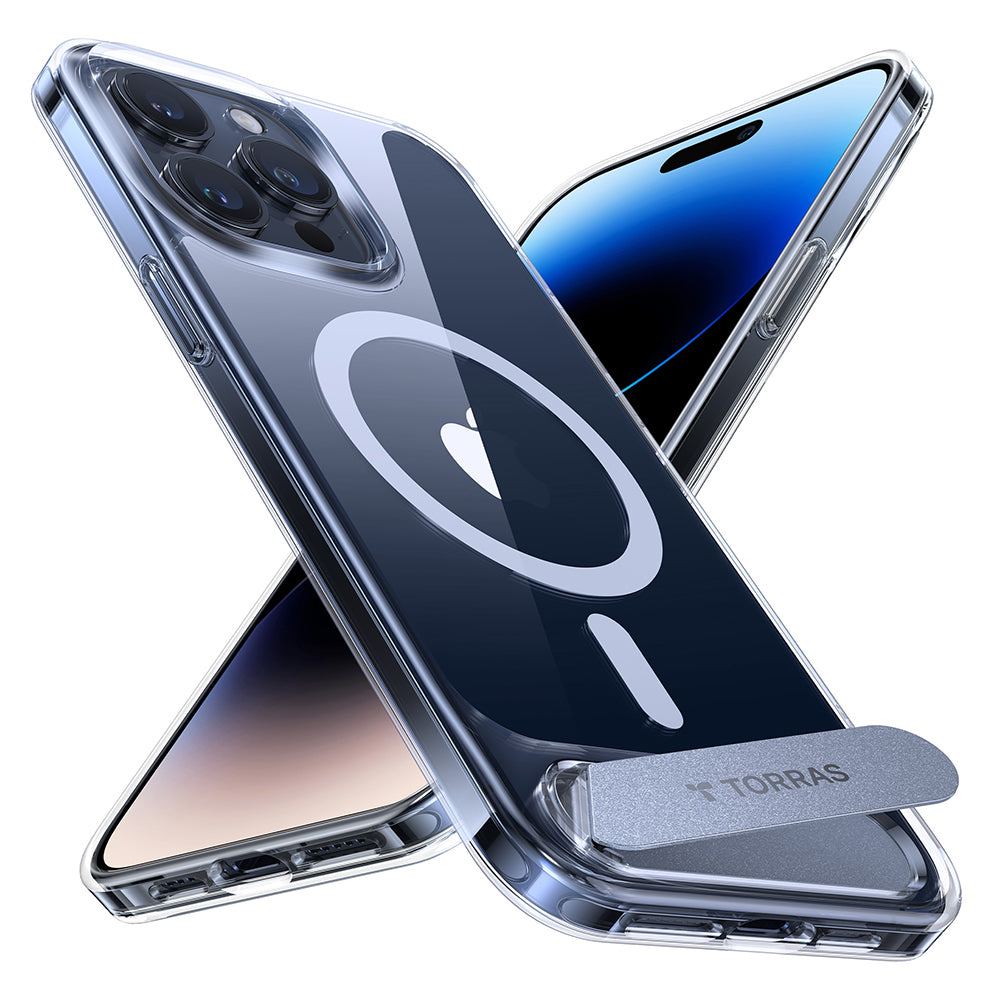 Torras - Pstand MagSafe - iPhone 15 Pro - Clear