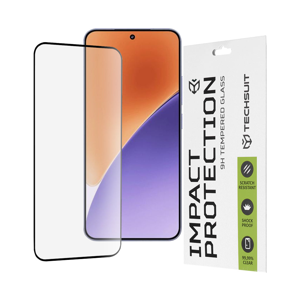 Techsuit - 111D Full Cover / Full Glue Glass - Xiaomi 15 - Black