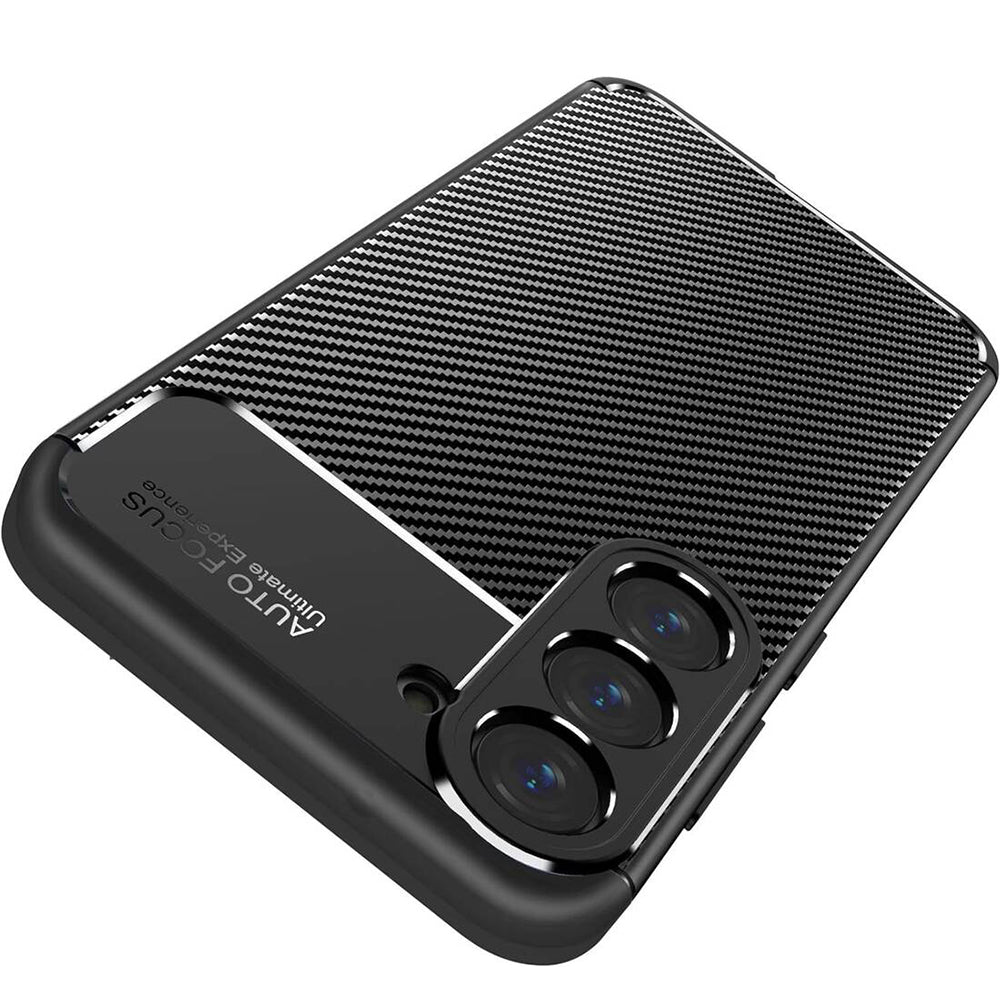 Techsuit - CarbonFiber - Galaxy S25 - Black