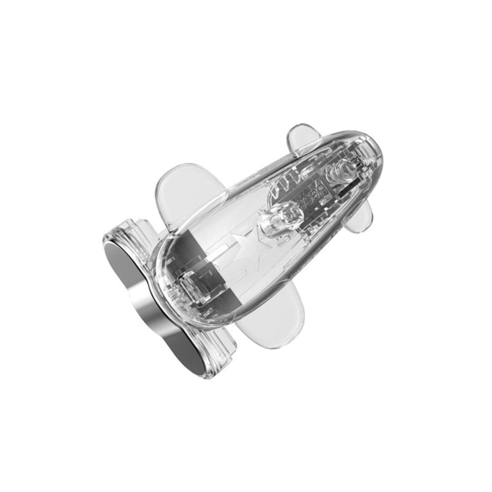 Baseus - Mobile Game Controllers (ACPBCJ-02) - Shooting Triggers for Phone/Tablet, Adjustable Installation Position - Clear