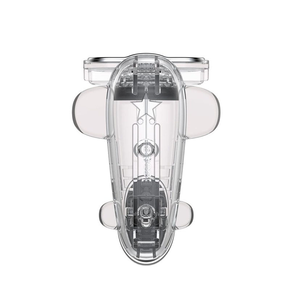 Baseus - Mobile Game Controllers (ACPBCJ-02) - Shooting Triggers for Phone/Tablet, Adjustable Installation Position - Clear