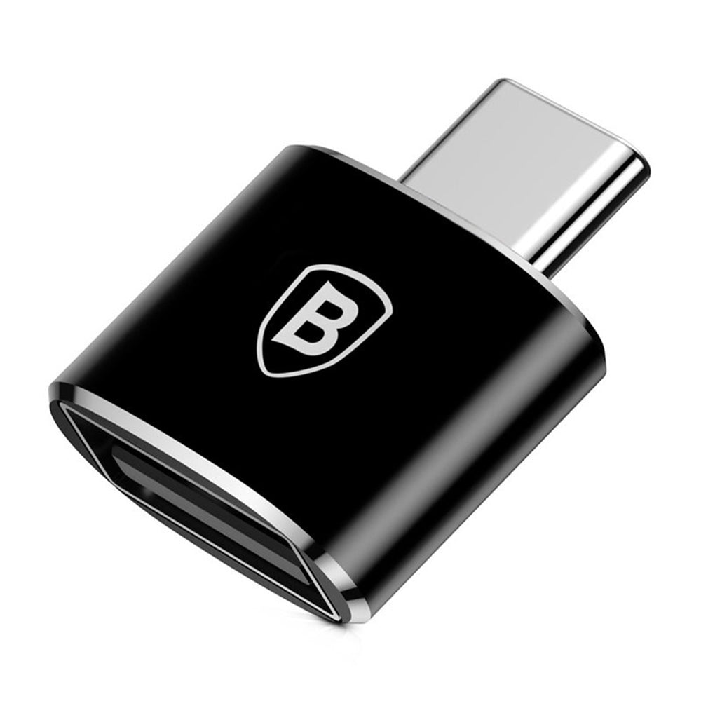 Baseus - OTG Adapter (CATOTG-01) - USB 2.0 to Type-C 480Mbps, 2.4A - Black