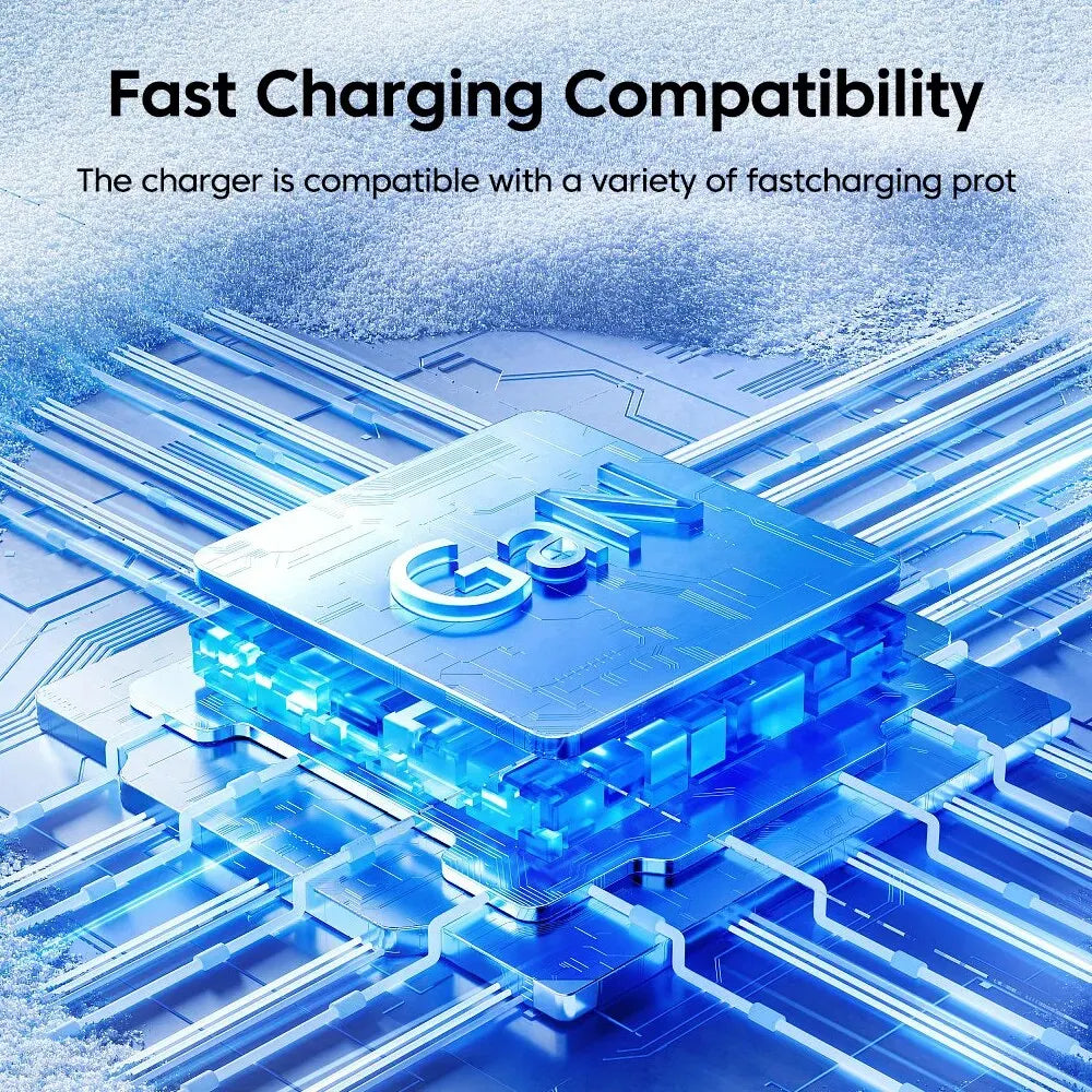 Techsuit - Premium Wall Charger (CHPD174) - GaN, USB QC3.0, Type-C PD35W - Black