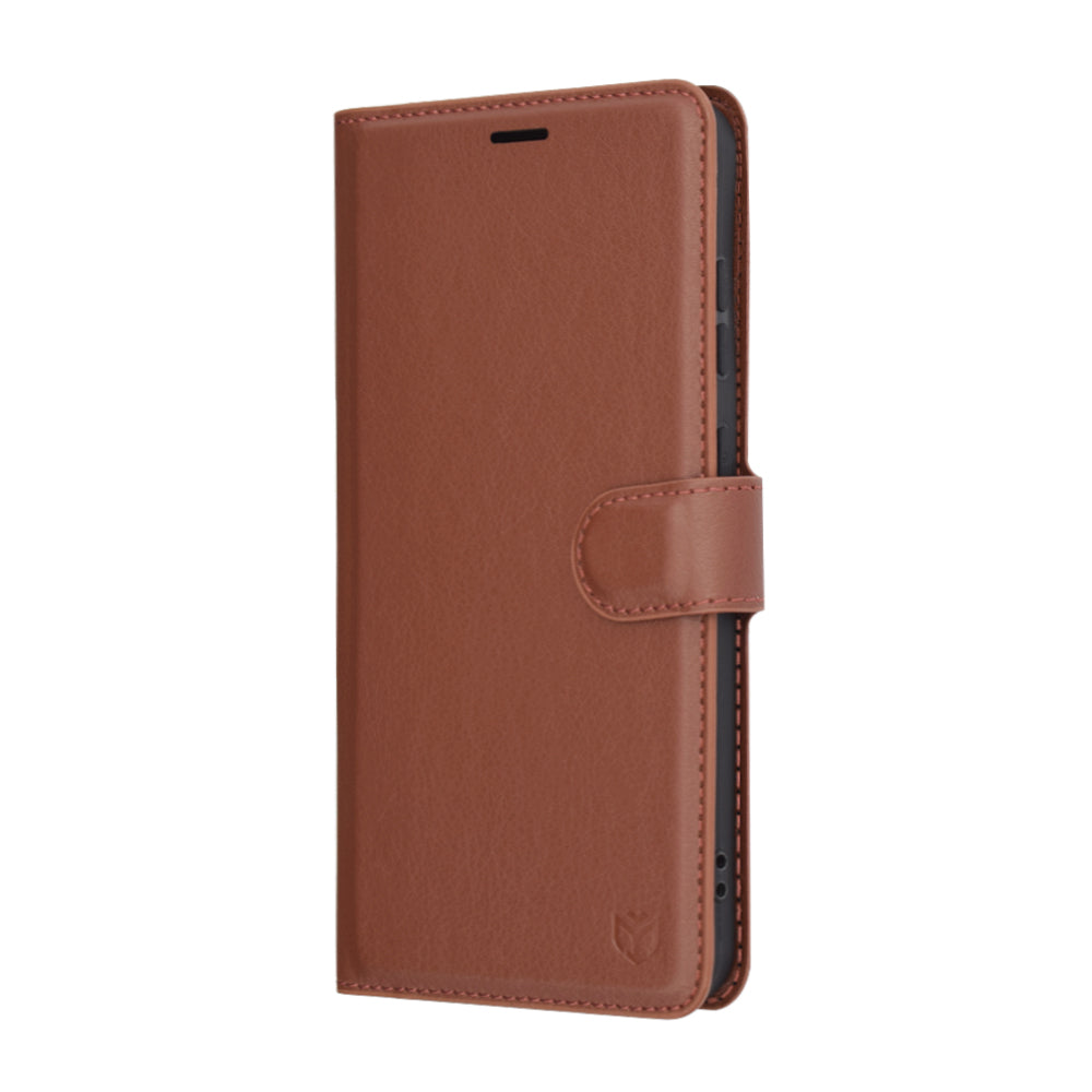 Techsuit - Leather Folio - Galaxy S25 Plus - Brown