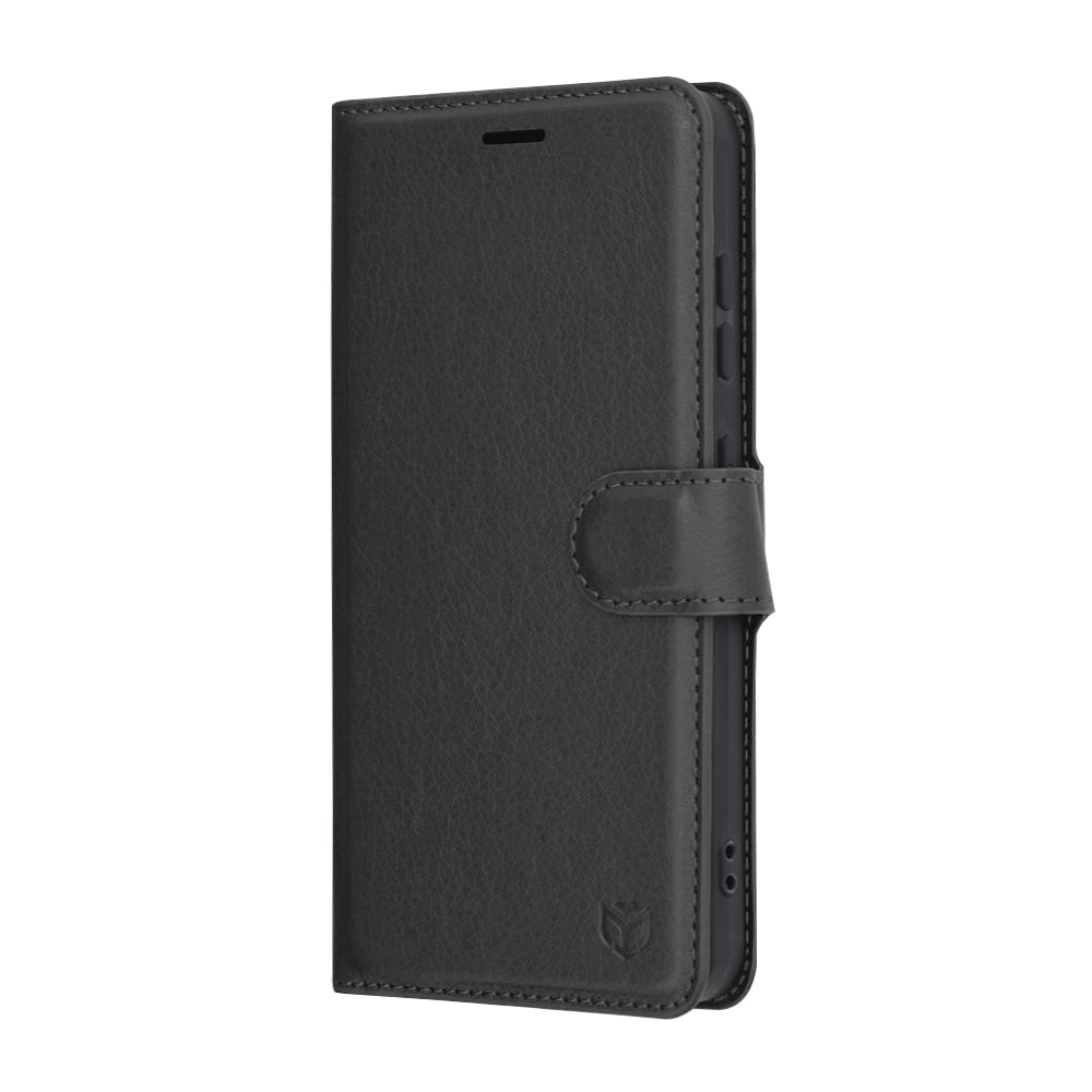 Techsuit - Leather Folio - Galaxy S25 - Black