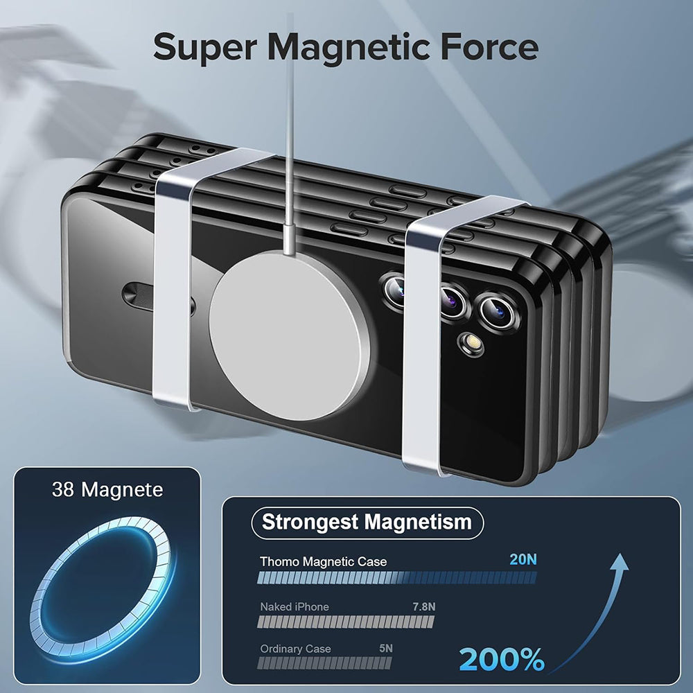 Techsuit - Luxury Crystal MagSafe - Galaxy S25 - Pink