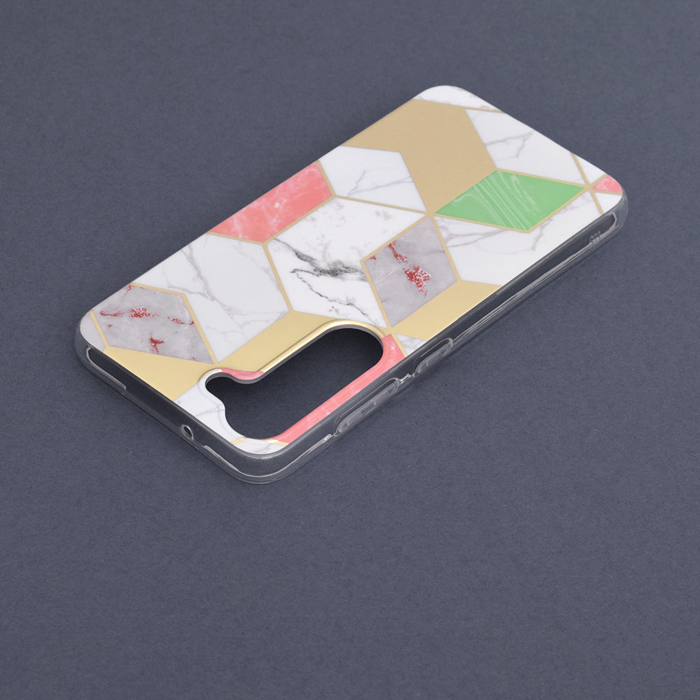 Techsuit - Marble Series - Samsung Galaxy S23 - Purple Hex