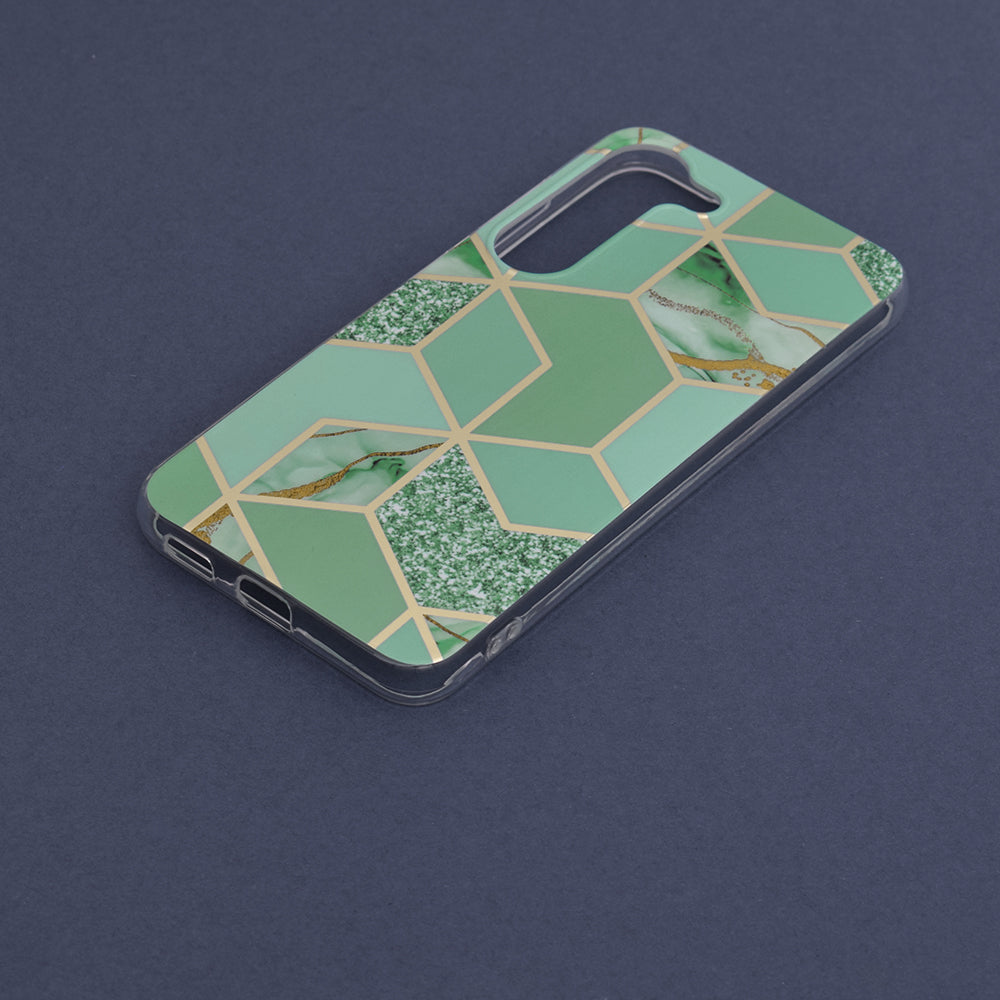 Techsuit - Marble Series - Samsung Galaxy S23 - Green Hex
