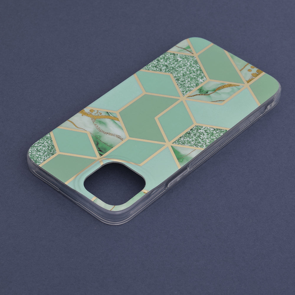 Techsuit - Marble Series - iPhone 14 Plus - Green Hex