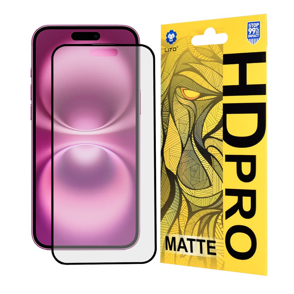Lito - HD Pro Matte - iPhone 16 Plus - Black