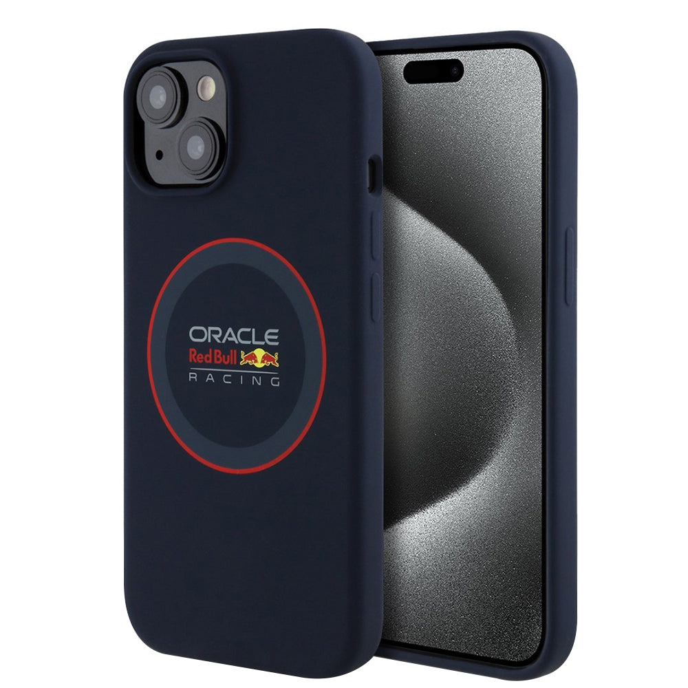 Red Bull Racing - Silicone Red Ring MagSafe (RBHMP15S24SIILVR) - iPhone 15 - Navy