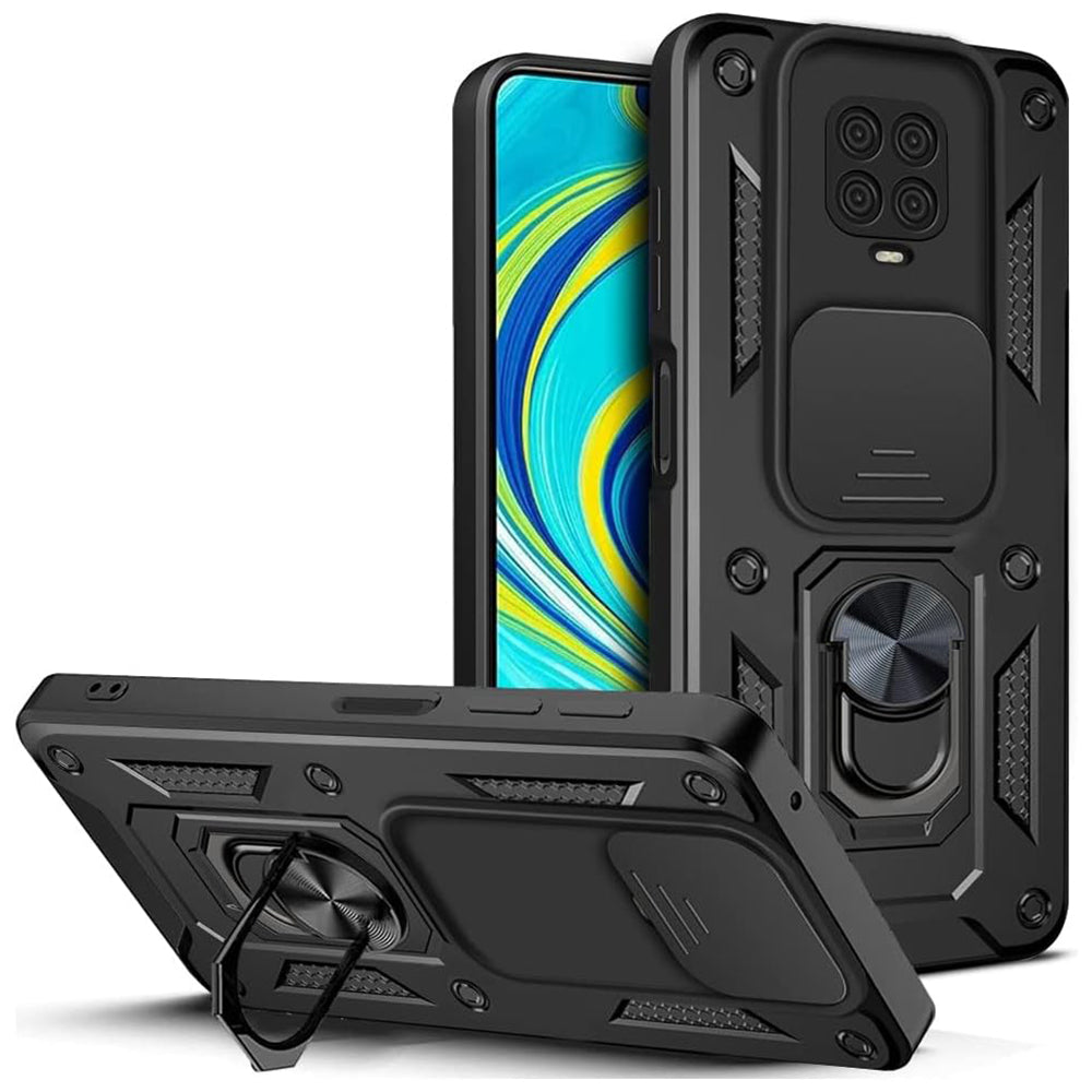 Techsuit - CamShield Series - Xiaomi Redmi Note 9S / Note 9 Pro / Note 9 Pro Max - Black