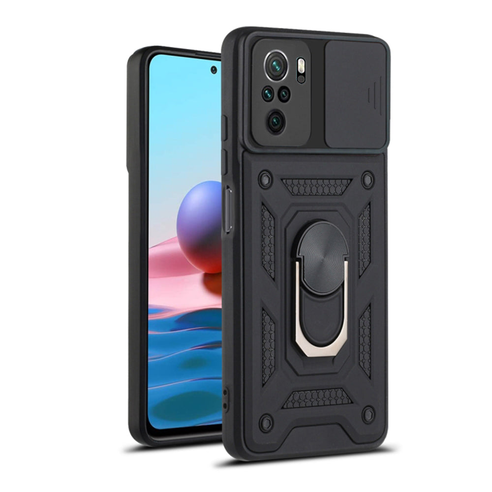 Techsuit - CamShield Series - Xiaomi Redmi Note 10 4G / Note 10S / Poco M5s - Black