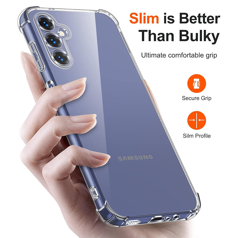 Techsuit - Shockproof Clear Silicone - Galaxy A10 - Clear