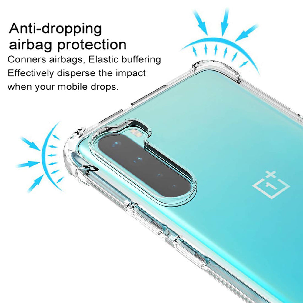 Techsuit - Shockproof Clear Silicone - OnePlus Nord 5G - Clear