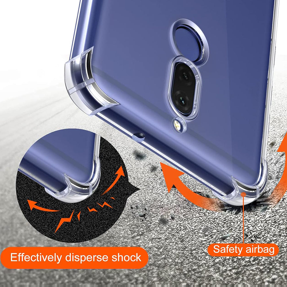 Techsuit - Shockproof Clear Silicone - Huawei Mate 10 Lite - Clear