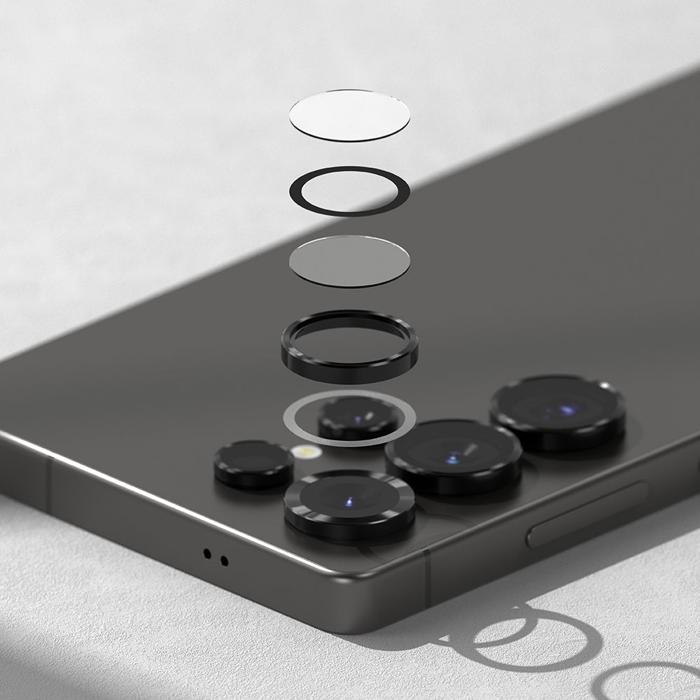 Ringke - Camera Lens Frame Glass - Galaxy S25 Ultra - Black