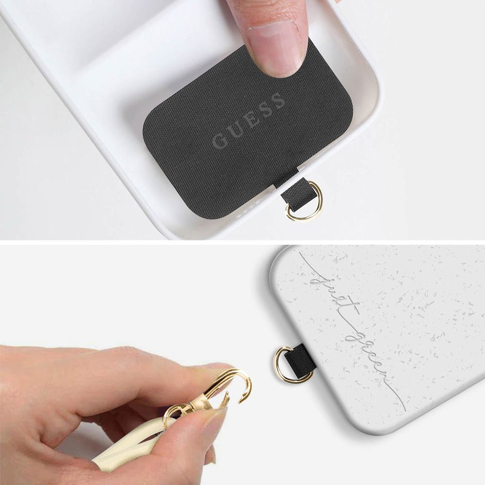 Guess Crossbody Cord Universal κορδονάκι συμβατό με κάθε τύπο θήκης Guess (Μπεζ – GUOUCNMG4EE)