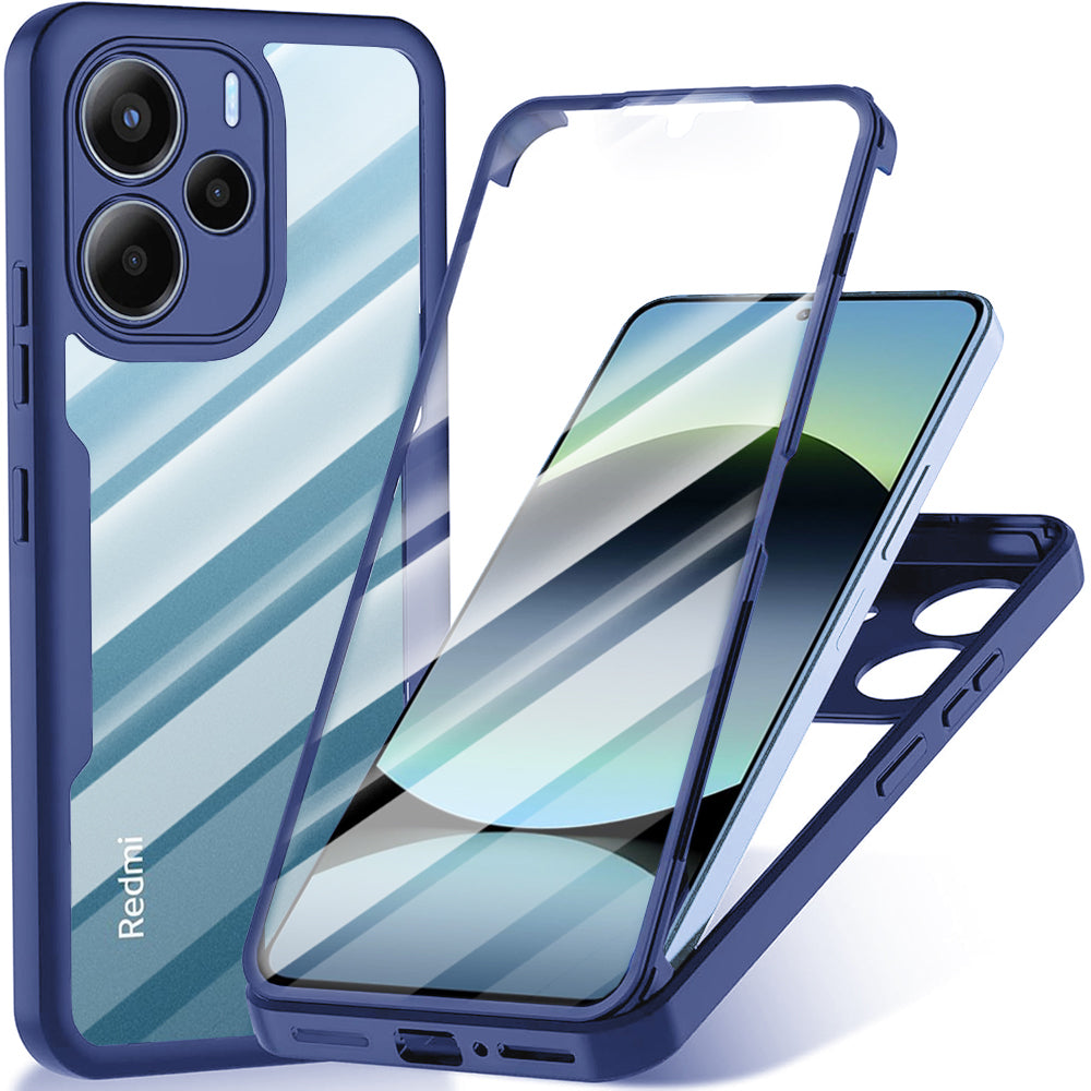 Techsuit - ColorVerse 360 Series + Screen Protector - Xiaomi Redmi Note 14 4G (Regional) - Blue