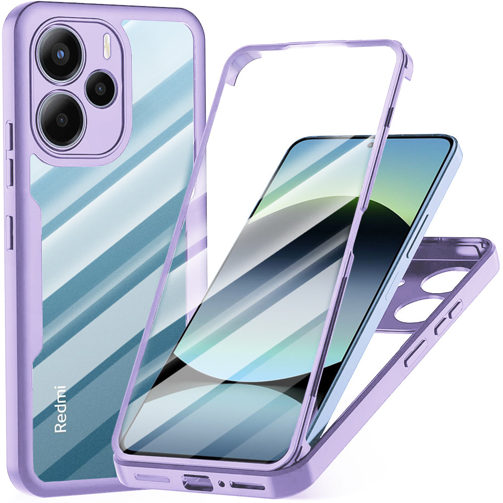 Techsuit - ColorVerse 360 Series + Screen Protector - Xiaomi Redmi Note 14 4G (Regional) - Purple