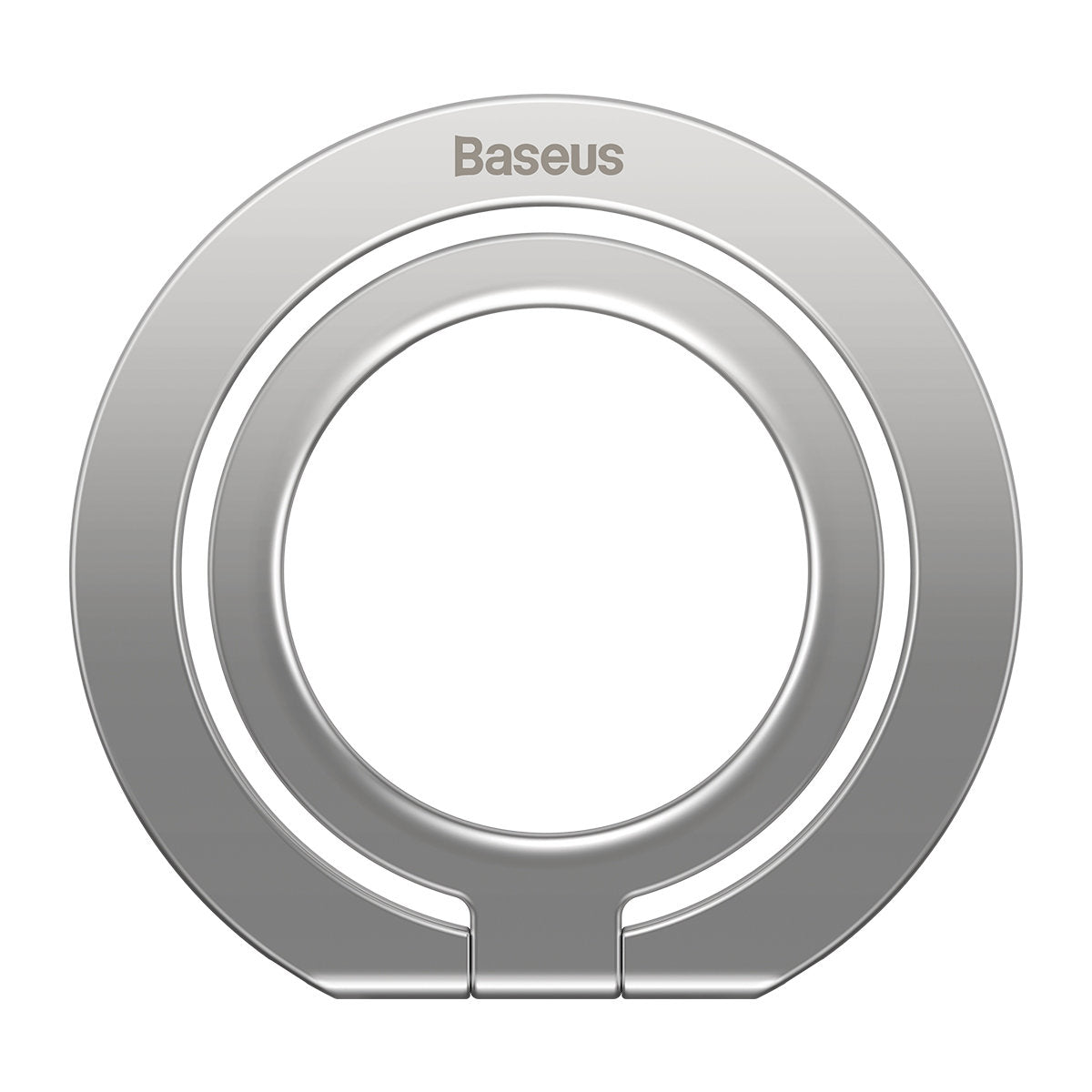 Baseus - Phone Ring Halo Series (SUCH000012) - Foldable, Magnetic, Aluminum Alloy - Silver