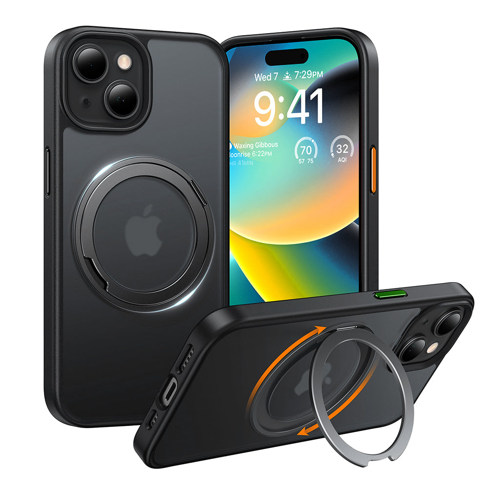 Torras - Ostand Pro MagSafe Series - iPhone 15 Plus - Black
