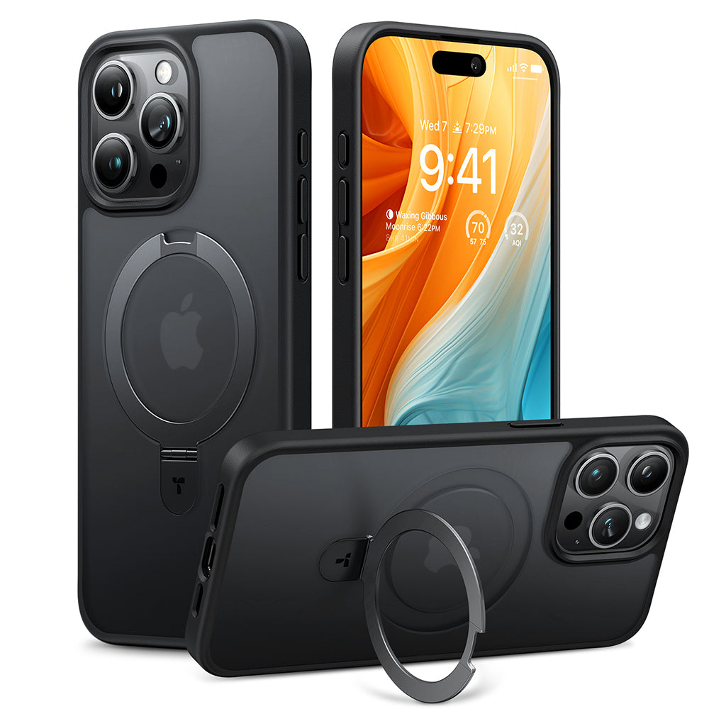 Torras - Ostand MagSafe Series - iPhone 15 Pro - Black