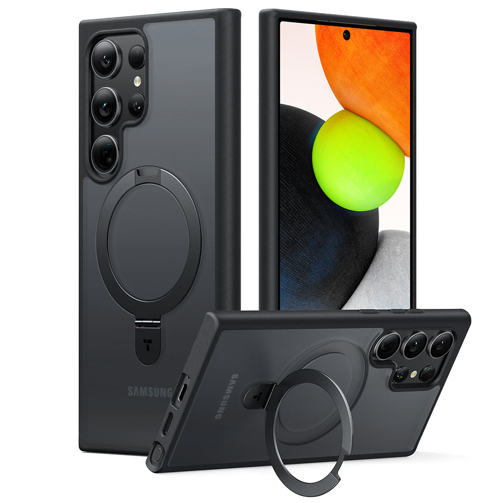 Torras - Ostand MagSafe Series - Samsung Galaxy S24 Ultra - Black