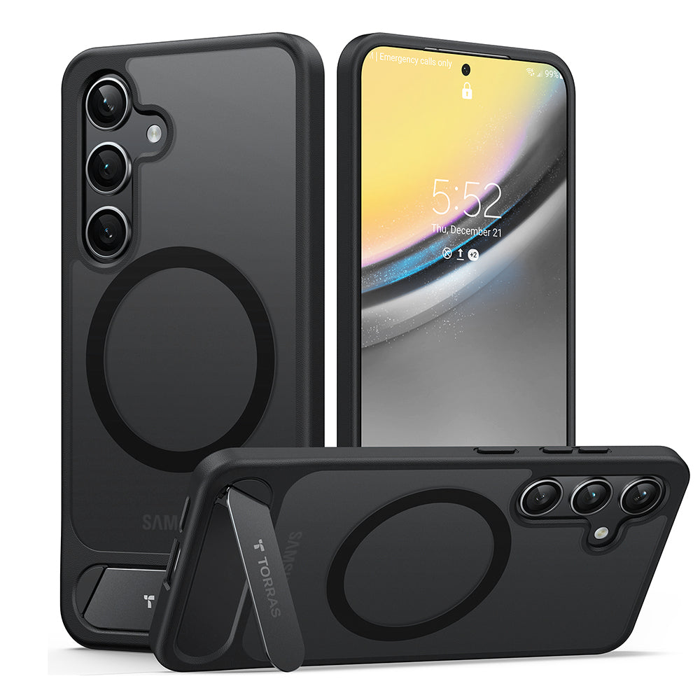Torras - Pstand MagSafe - Samsung Galaxy S24 - Black