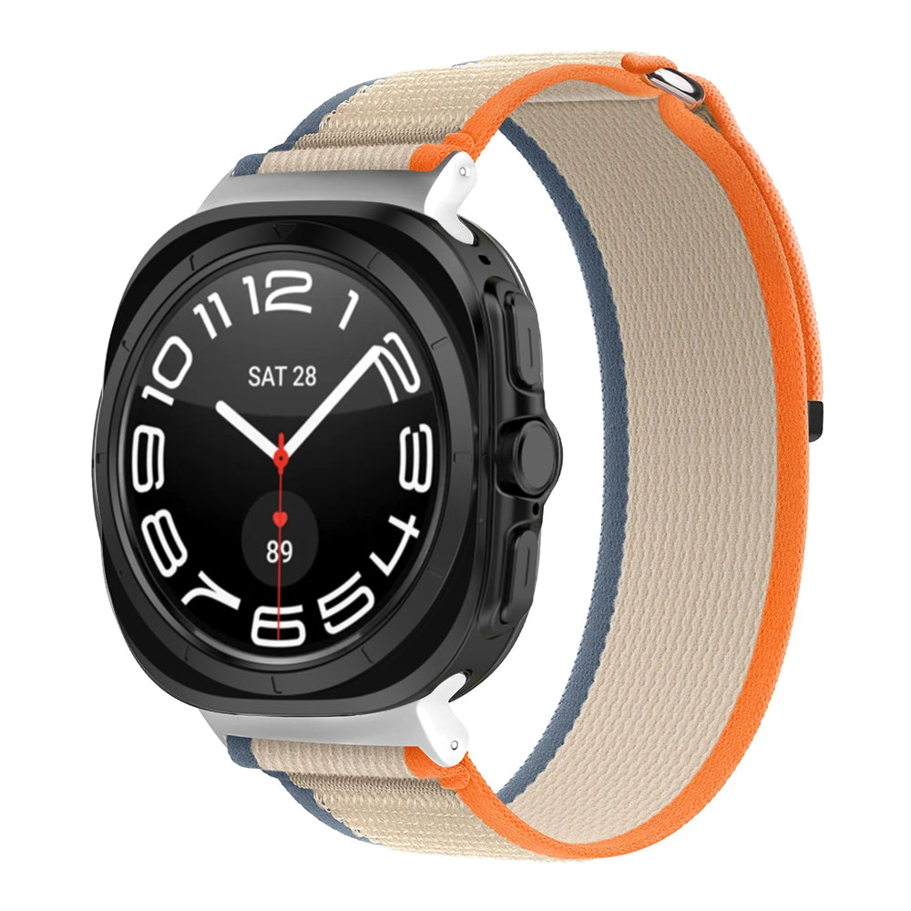 Techsuit - Watchband (W054) - Samsung Galaxy Watch Ultra 47mm / Watch Ultra 2 - Orange / Beige