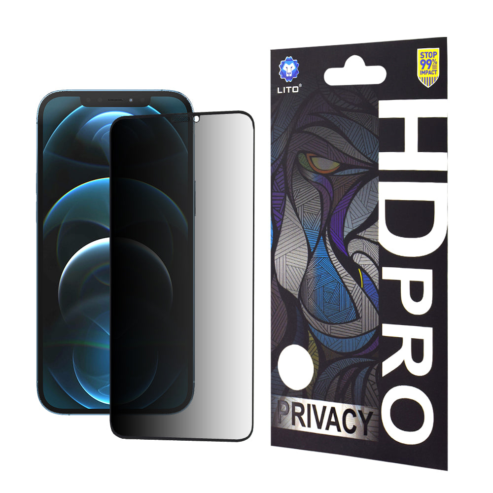 Lito - HD Pro Privacy - iPhone 12 Pro Max - Black
