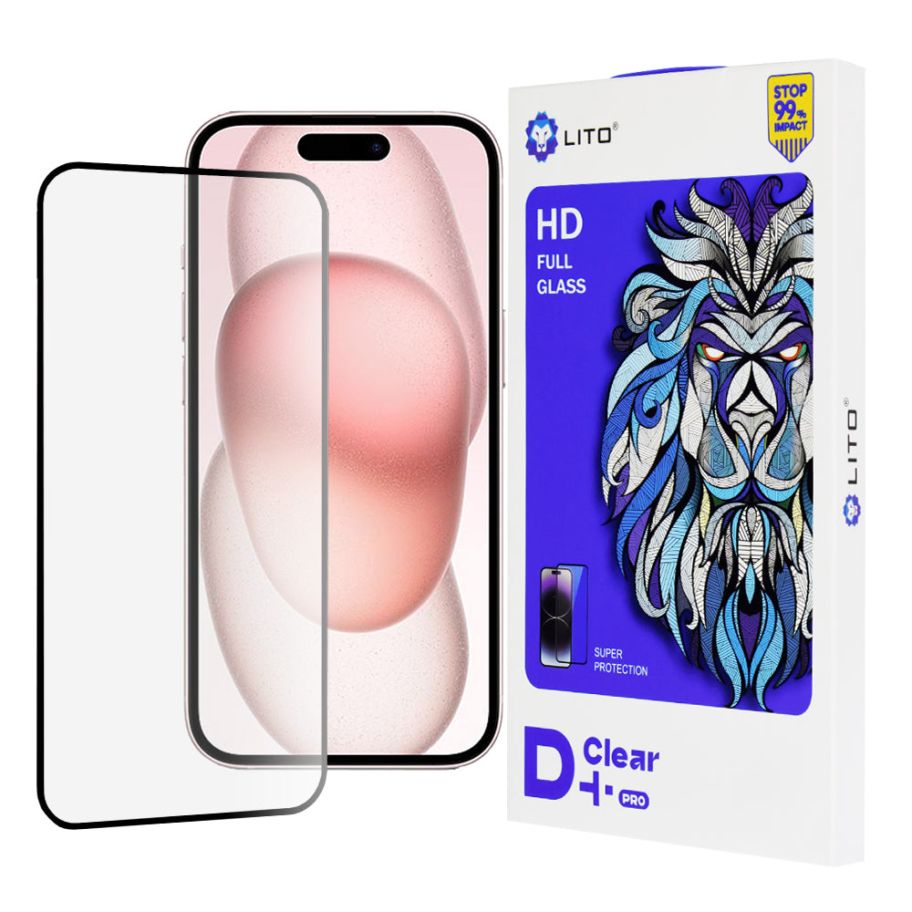 Lito - D+ Pro Clear - iPhone 15 - Black