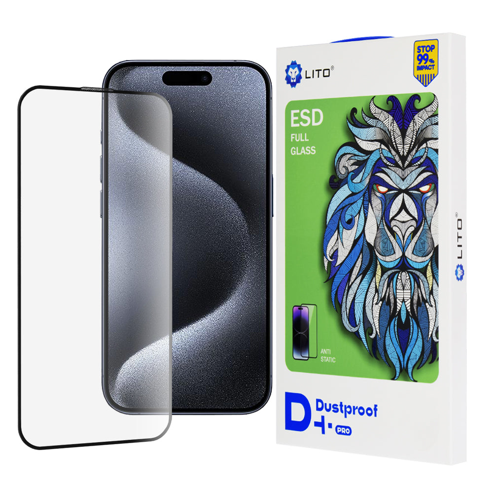 Lito - D+ Pro Dustproof - iPhone 15 Pro - Black