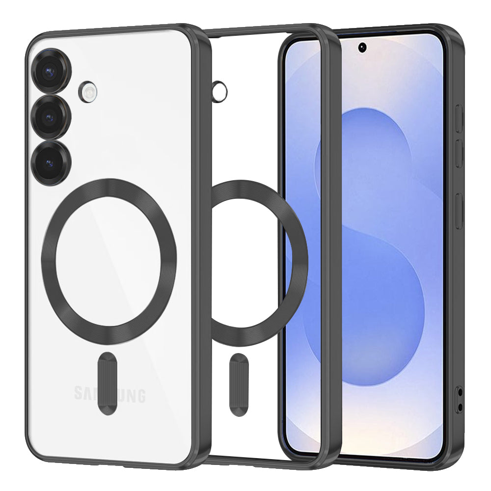 Techsuit - Luxury Crystal MagSafe - Samsung Galaxy S25 - Black