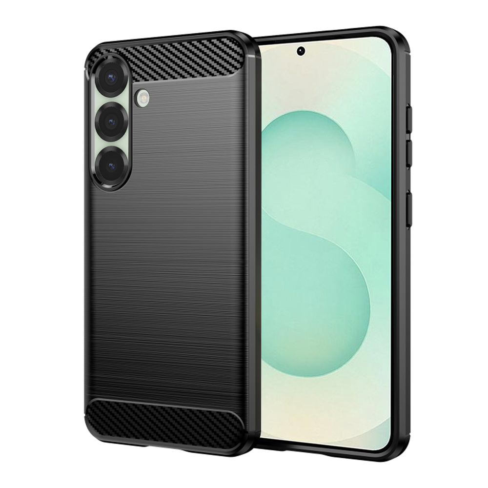 Techsuit - Carbon Silicone - Samsung Galaxy S25 Plus - Black