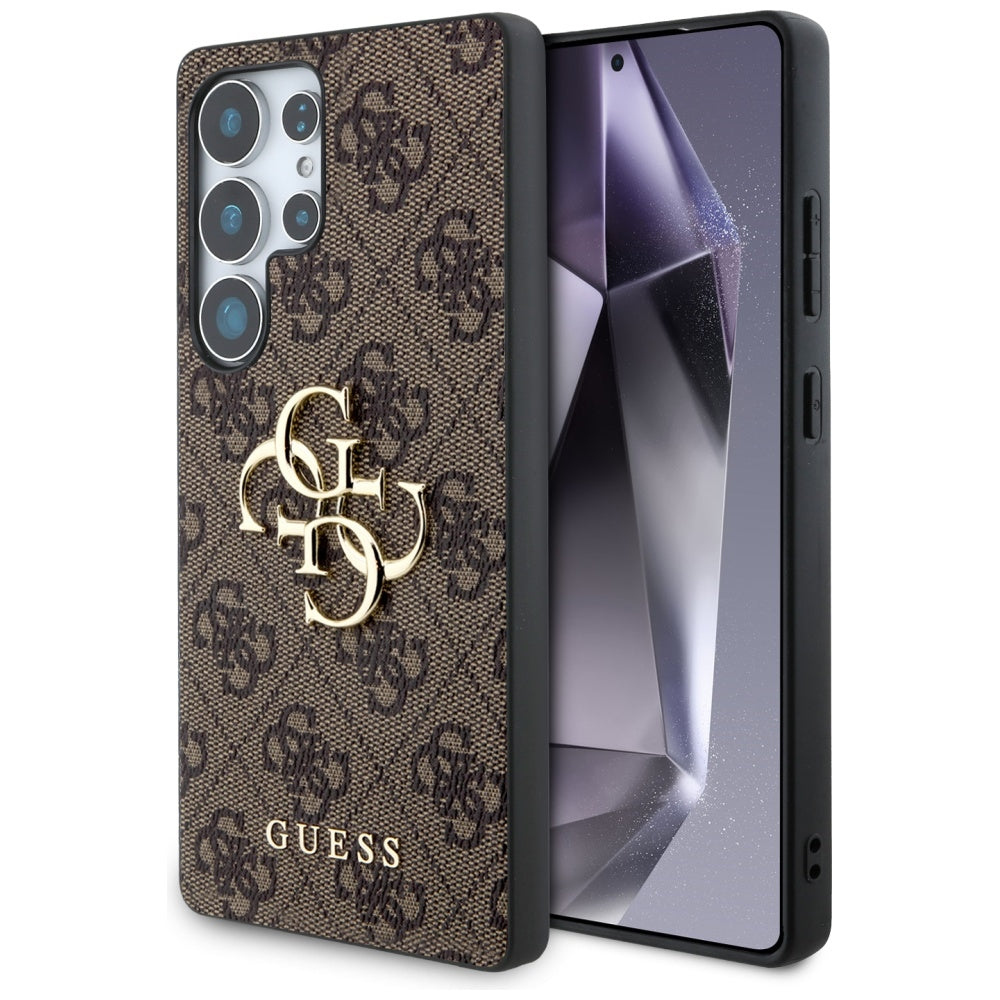 Guess - Hardcase 4G Big Metal Logo (GUHCS25L4GMGBR) - Samsung Galaxy S25 Ultra - Brown