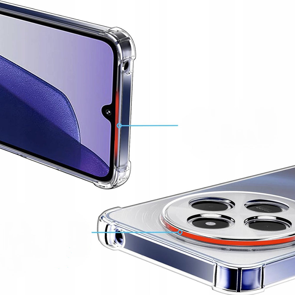 Techsuit - Shockproof Clear Silicone - Xiaomi Redmi 14C / Poco C75 - Clear