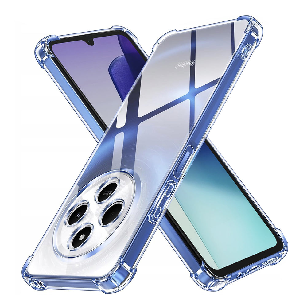 Techsuit - Shockproof Clear Silicone - Xiaomi Redmi 14C / Poco C75 - Clear