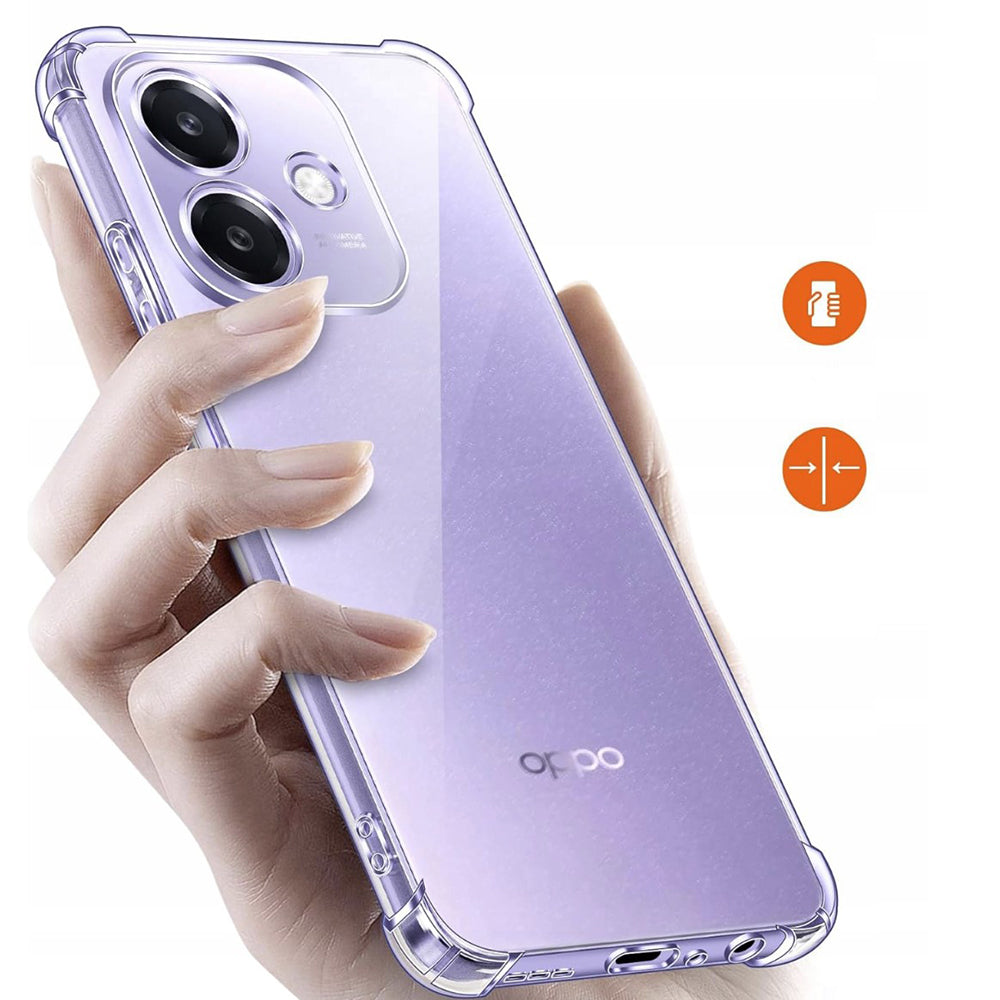 Techsuit - Shockproof Clear Silicone - Oppo A40 4G - Clear