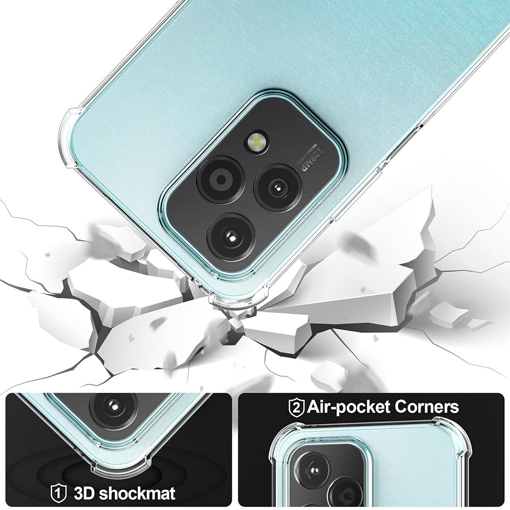 Techsuit - Shockproof Clear Silicone - Honor 200 Lite - Clear